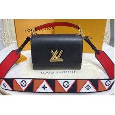 Louis Vuitton M59027 Twist MM handbag in Black Epi leather Louis Vuitton M59027 Twist MM handbag in Black Epi leather