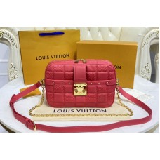 Louis Vuitton M59118 Troca PM handbag in Pink Damier Quilt lambskin