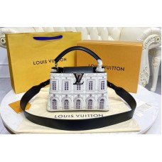 Louis Vuitton M59119 Capucines BB handbag in Printed matte calf leather Louis Vuitton M59119 Capucines BB handbag in Printed matte calf leather