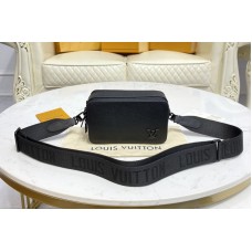 Louis Vuitton M59159 Alpha Wearable Wallet in Black Grained calf leather Louis Vuitton M59159 Alpha Wearable Wallet in Black Grained calf leather