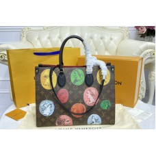 Louis Vuitton M59245 OnTheGo MM tote Bag in Monogram Cameo canvas Louis Vuitton M59245 OnTheGo MM tote Bag in Monogram Cameo canvas