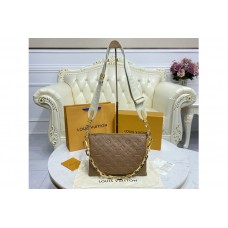 Louis Vuitton M59277 Coussin PM handbag in Taupe Monogram embossed puffy lambskin Louis Vuitton M59277 Coussin PM handbag in Taupe Monogram embossed puffy lambskin