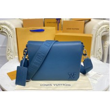 Louis Vuitton M59327 New Messenger Bag in blue Aerogram leather Louis Vuitton M59327 New Messenger Bag in blue Aerogram leather