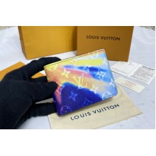 Louis Vuitton M80954 Multiple Wallet in Monogram Sunset coated canvas