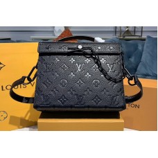 Louis Vuitton M61117 Mini Soft Trunk Bag Black Taurillon leather Louis Vuitton M61117 Mini Soft Trunk Bag Black Taurillon leather