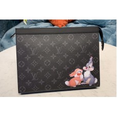 Louis Vuitton M61692 Pochette Voyage MM Bag Monogram Eclipse canvas Louis Vuitton M61692 Pochette Voyage MM Bag Monogram Eclipse canvas