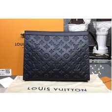 Louis Vuitton M61692 Pochette Voyage MM Bag in Monogram Shadow Leather