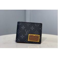 Louis Vuitton M61695 Multiple Wallet in Monogram Eclipse Canvas Louis Vuitton M61695 Multiple Wallet in Monogram Eclipse Canvas