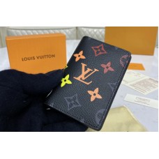 Louis Vuitton M61696 Pocket Organizer wallet in Monogram Eclipse Canvas Louis Vuitton M61696 Pocket Organizer wallet in Monogram Eclipse Canvas