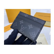 Louis Vuitton M62170 double card holder in Monogram Eclipse coated canvas Louis Vuitton M62170 double card holder in Monogram Eclipse coated canvas
