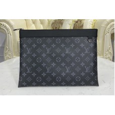 Louis Vuitton M62291 Discovery pochette clutch in supple Monogram Eclipse canvas Louis Vuitton M62291 Discovery pochette clutch in supple Monogram Eclipse canvas