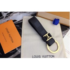 Louis Vuitton M62706 Dragonne Key Holder Damier Graphite Canvas Gold Hardware