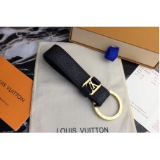 Louis Vuitton M62709 Dragonne Key Holder Monogram Eclipse Canvas Gold Hardware Louis Vuitton M62709 Dragonne Key Holder Monogram Eclipse Canvas Gold Hardware