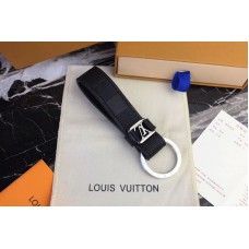 Louis Vuitton M62710 Dragonne Key Holder Damier Infini Silver Hardware Louis Vuitton M62710 Dragonne Key Holder Damier Infini Silver Hardware