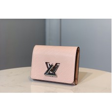 Louis Vuitton M62934 Twist compact wallet in Pink Epi leather Louis Vuitton M62934 Twist compact wallet in Pink Epi leather