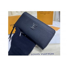 Louis Vuitton M62622 Lockme Zippy wallet in Black Calf leather Louis Vuitton M62622 Lockme Zippy wallet in Black Calf leather