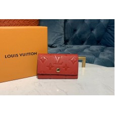 Louis Vuitton M63708 6-Key Holder Red Monogram Empreinte leather