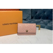 Louis Vuitton M63708 6-Key Holder Pink Monogram Empreinte leather