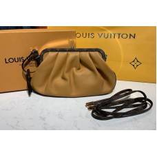 Louis Vuitton M66606 Boursicot pouch Bag in Brown/Green Smooth Leather Louis Vuitton M66606 Boursicot pouch Bag in Brown/Green Smooth Leather