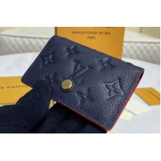 Louis Vuitton M67263 Multicartes card holder in Navy Blue/Red Monogram Empreinte leather