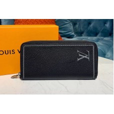 Louis Vuitton M68228 Zippy Vertical Wallet Black Taurillon leather Louis Vuitton M68228 Zippy Vertical Wallet Black Taurillon leather
