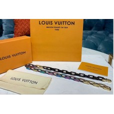 Louis Vuitton M68241 Monogram Colors chain necklace Louis Vuitton M68241 Monogram Colors chain necklace