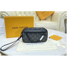 Louis Vuitton M68321 Pochette Volga bag in Monogram Eclipse coated canvas Louis Vuitton M68321 Pochette Volga bag in Monogram Eclipse coated canvas