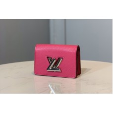 Louis Vuitton M68757 Twist Multicartes Wallet in Rose Epi leather Louis Vuitton M68757 Twist Multicartes Wallet in Rose Epi leather