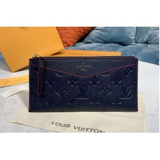 Louis Vuitton M68713 Pochette Melanie BB Bag in Navy Blue/Red Monogram Empreinte leather Louis Vuitton M68713 Pochette Melanie BB Bag in Navy Blue/Red Monogram Empreinte leather