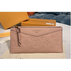 Louis Vuitton M68713 Pochette Melanie BB Bag in Pink Monogram Empreinte leather Louis Vuitton M68713 Pochette Melanie BB Bag in Pink Monogram Empreinte leather