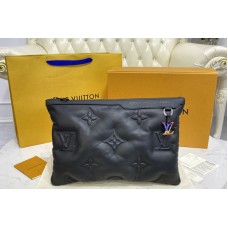 Louis Vuitton M68775 A4 Pouch in Black Lambskin leather Louis Vuitton M68775 A4 Pouch in Black Lambskin leather