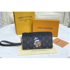 Louis Vuitton M69407 Zippy Dragonne Wallet in Monogram Eclipse Canvas Louis Vuitton M69407 Zippy Dragonne Wallet in Monogram Eclipse Canvas