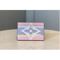Louis Vuitton M69115 Escale Card Holder In Pink Monogram Canvas Louis Vuitton M69115 Escale Card Holder In Pink Monogram Canvas