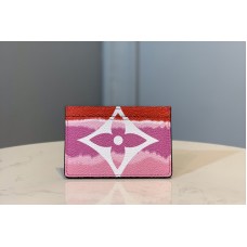 Louis Vuitton M69115 Escale Card Holder In Red Monogram Canvas Louis Vuitton M69115 Escale Card Holder In Red Monogram Canvas