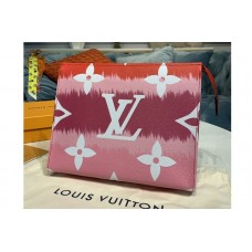 Louis Vuitton M69137 Escale Poche Toilette 26 Bag in Red Monogram Canvas Louis Vuitton M69137 Escale Poche Toilette 26 Bag in Red Monogram Canvas
