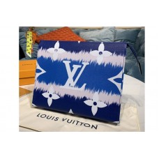 Louis Vuitton M69136 Escale Poche Toilette 26 Bag in Blue Monogram Canvas Louis Vuitton M69136 Escale Poche Toilette 26 Bag in Blue Monogram Canvas