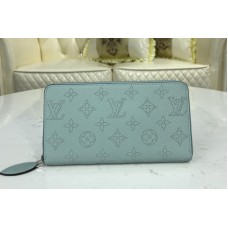 Louis Vuitton M69215 Zippy wallet in Blue Mahina calf leather