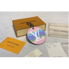 Louis Vuitton M69273 Escale key holder and bag charm In Pastel Monogram Canvas Louis Vuitton M69273 Escale key holder and bag charm In Pastel Monogram Canvas