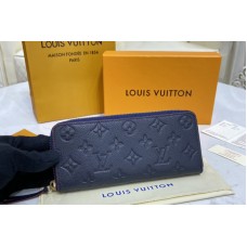 Louis Vuitton M69415 Clémence Wallet in Navy Blue/Red Monogram Empreinte leather Louis Vuitton M69415 Clémence Wallet in Navy Blue/Red Monogram Empreinte leather