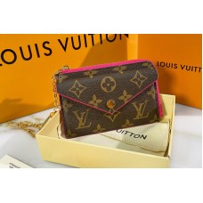 Louis Vuitton M69431 Card Holder Recto Verso in Monogram canvas with Rosy