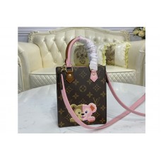 Louis Vuitton M69442 Petit Sac Plat bag on Monogram coated canvas