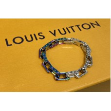 Louis Vuitton M69468 Monogram Chain bracelet in Silver/Rainbow Louis Vuitton M69468 Monogram Chain bracelet in Silver/Rainbow