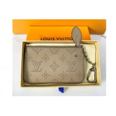 Louis Vuitton M69532 Key Pouch In Gray Mahina leather