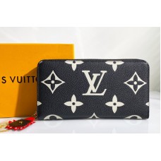 Louis Vuitton M69698 CraftyZippy wallet in Black Monogram Empreinte Leather