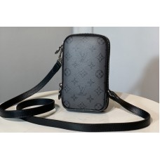 Louis Vuitton M69534 Double Phone Pouch in Monogram Eclipse canvas Louis Vuitton M69534 Double Phone Pouch in Monogram Eclipse canvas