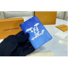 Louis Vuitton M69679 Pocket Organizer wallet in Monogram Clouds coated canvas