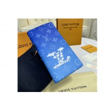 Louis Vuitton M69680 Brazza wallet in Monogram Clouds coated canvas