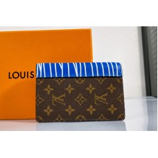 Louis Vuitton M69737 Pocket Organizer Wallet in Monogram Canvas and cowhide leather