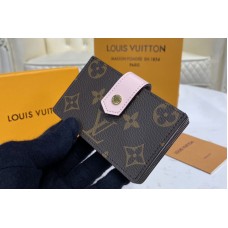 Louis Vuitton M69761 Card Holder in Monogram coated canvas and Rose Ballerine Pink