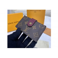 Louis Vuitton M69762 Card Holder in Monogram coated canvas and Fuchsia